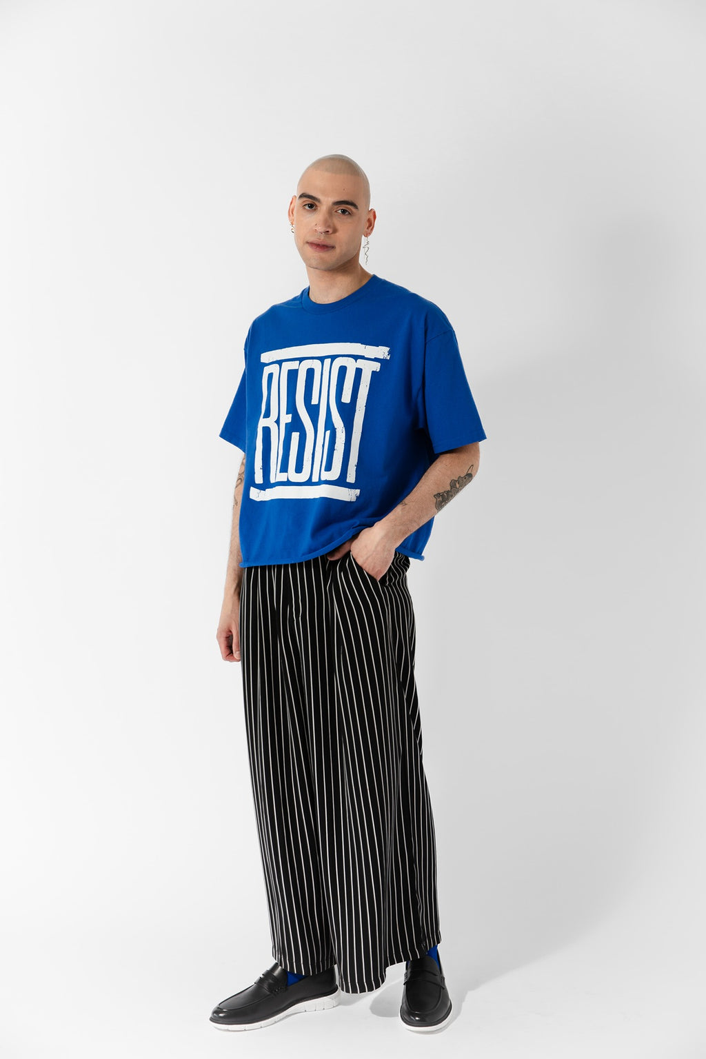 Striped Crop Pant