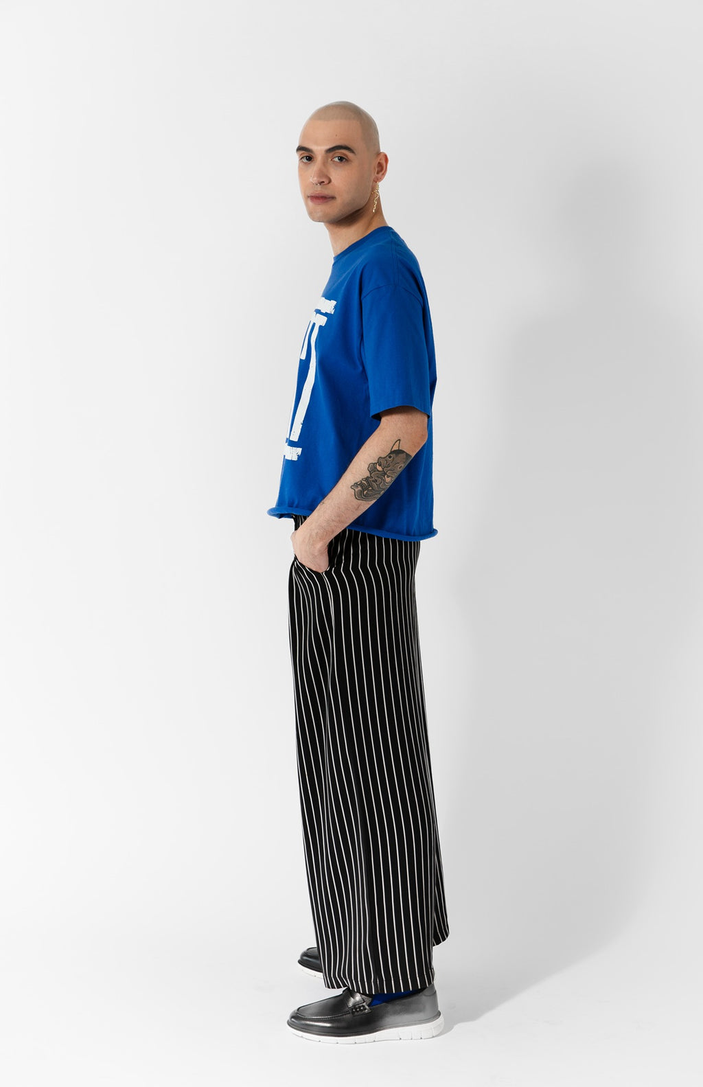 Striped Crop Pant