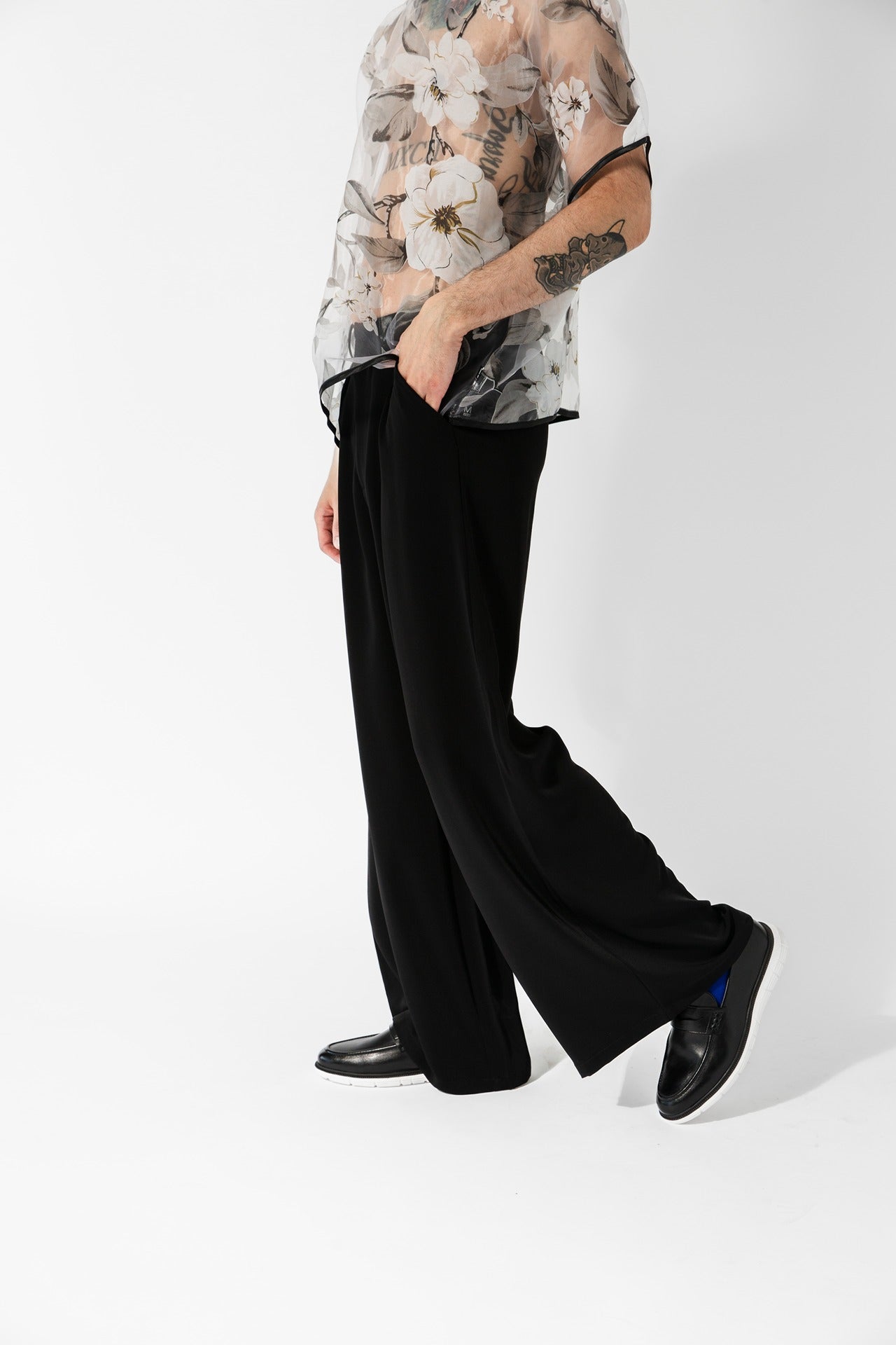 Black Silky Pant
