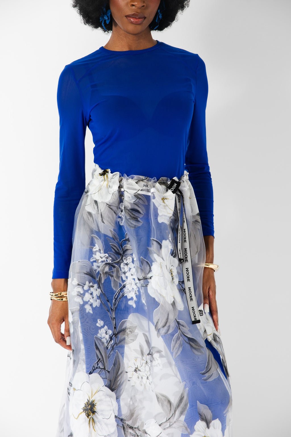 Cobalt Sheer LS Top