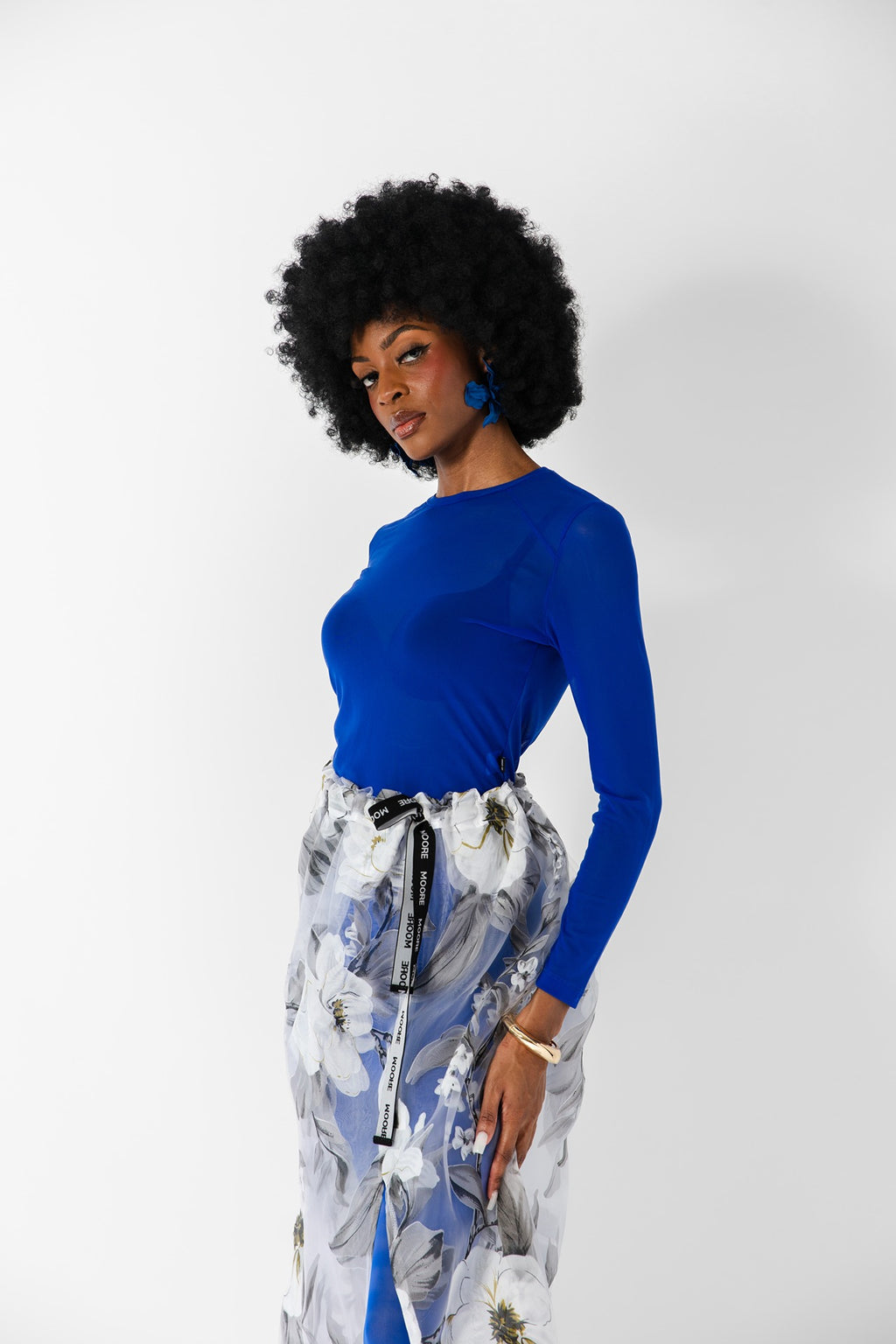Cobalt Sheer LS Top