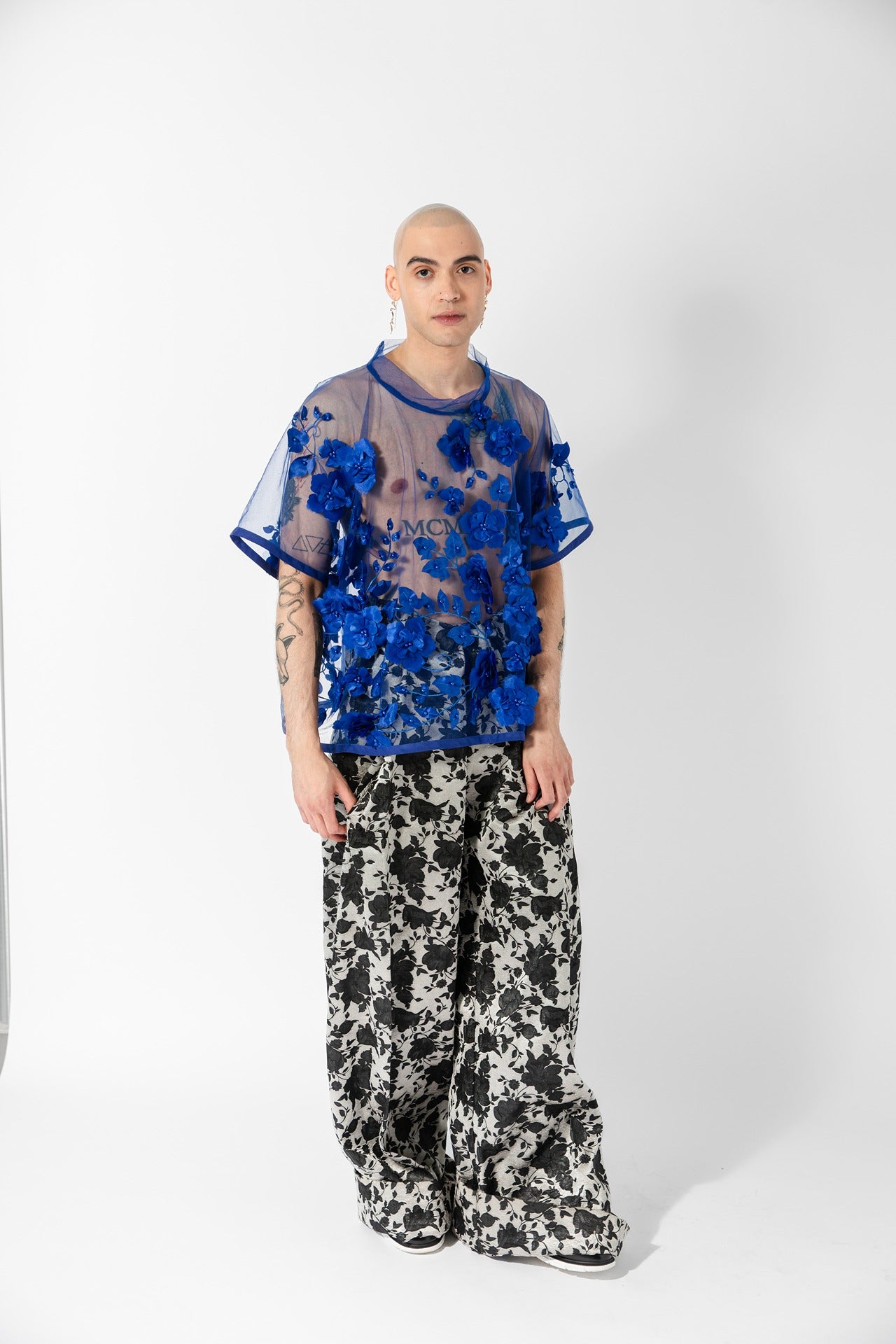 Floral Jacquard Pant