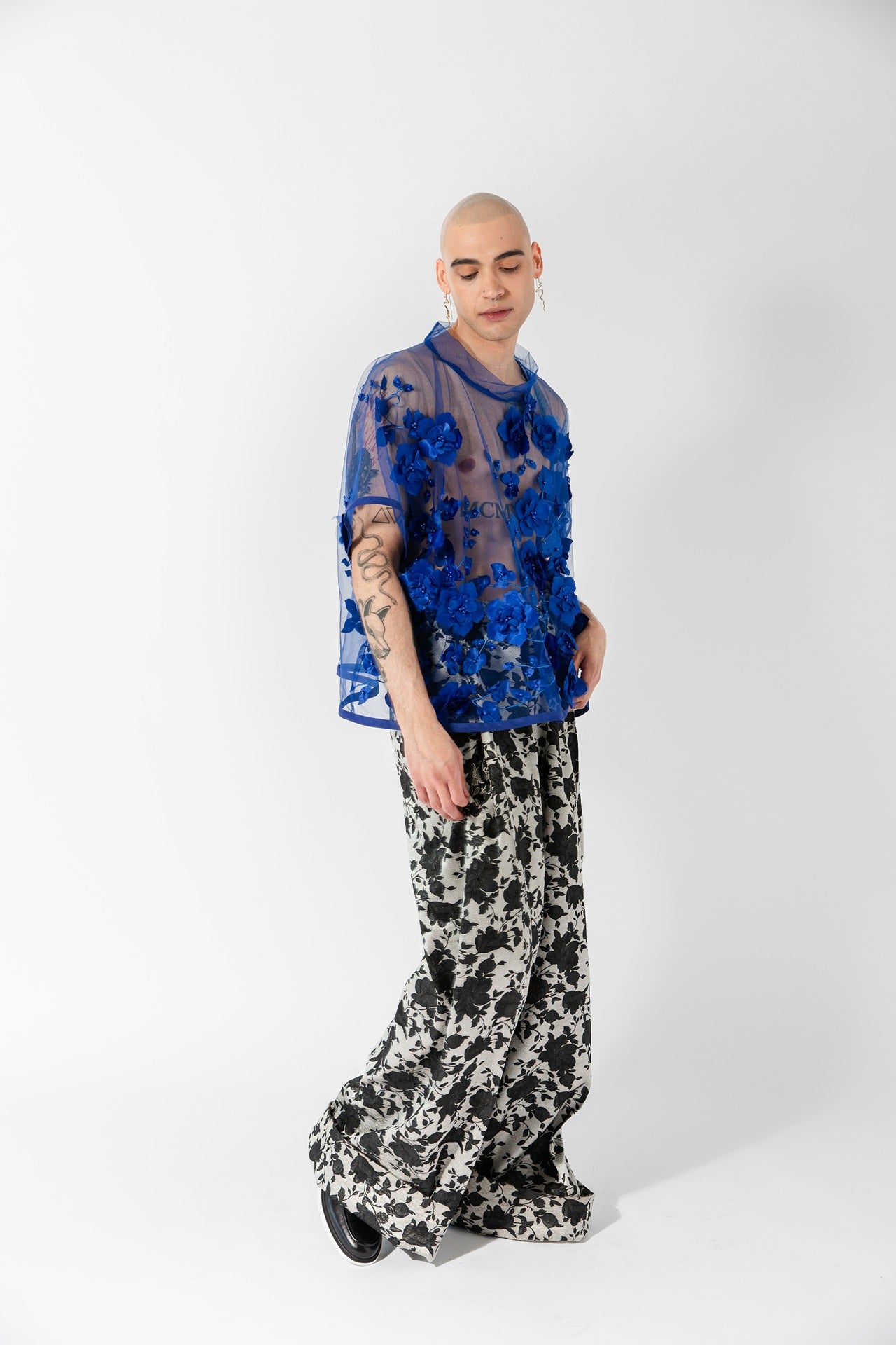 Floral Jacquard Pant