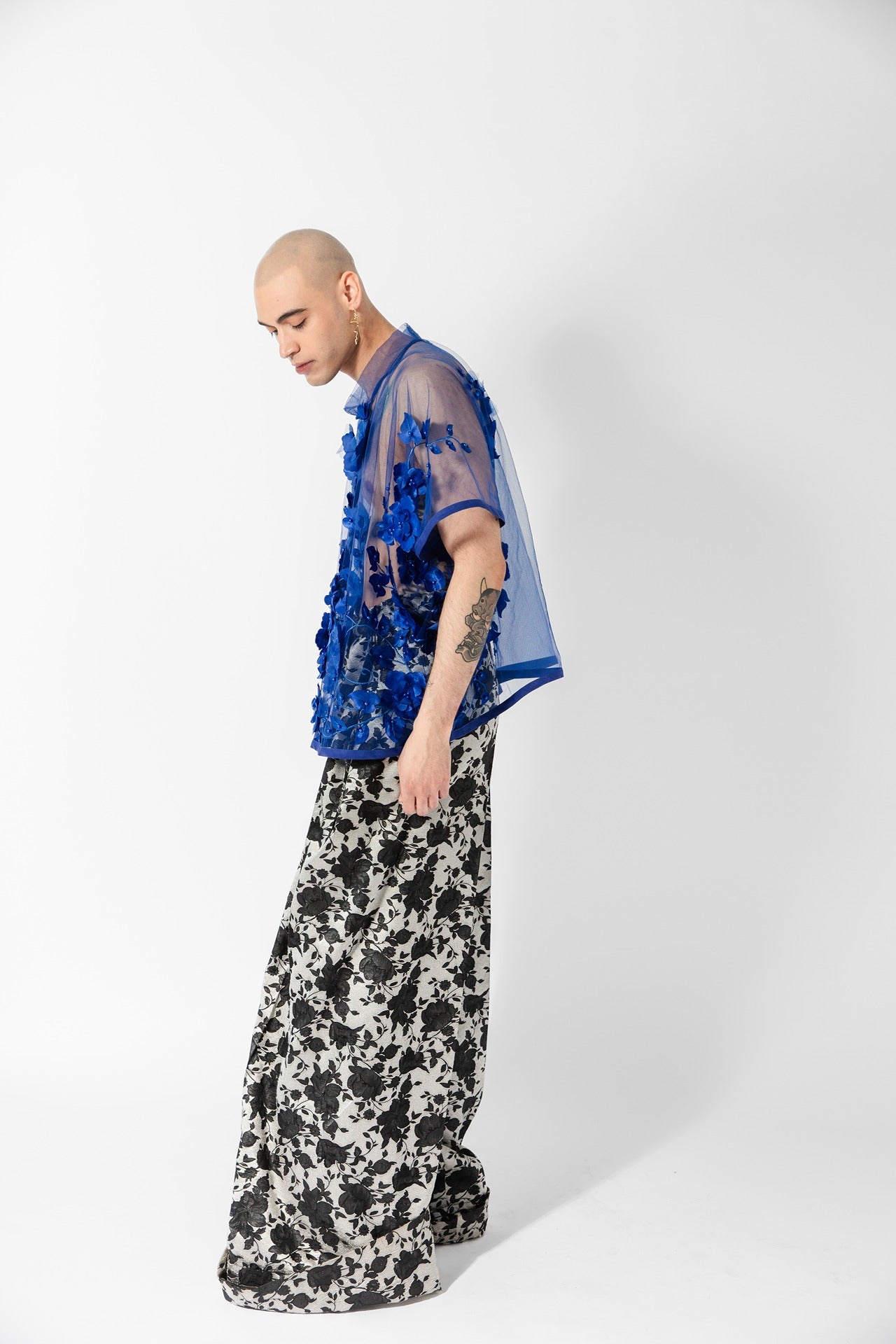 Floral Jacquard Pant