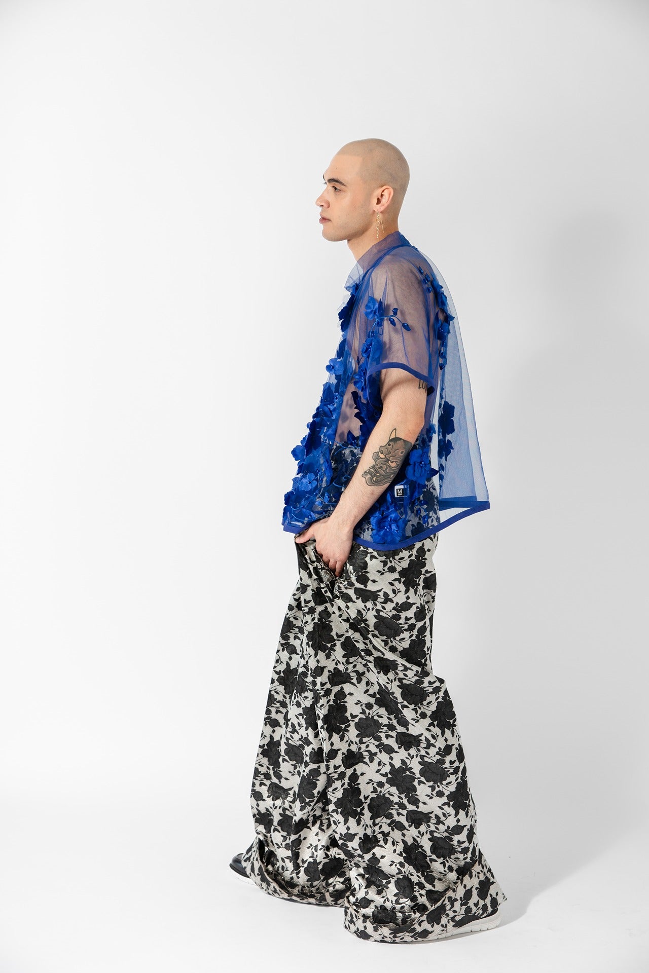 Floral Jacquard Pant