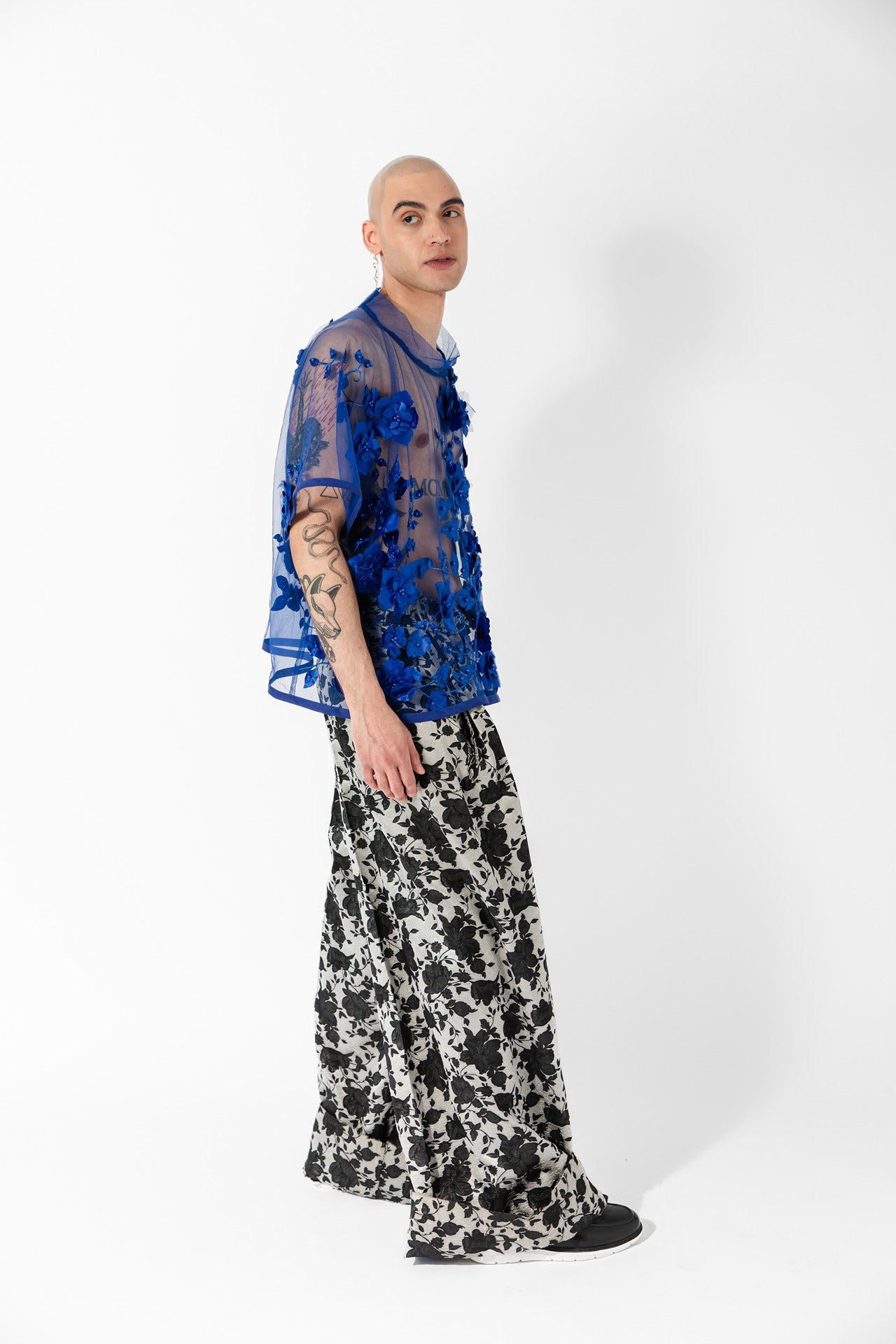 Floral Jacquard Pant
