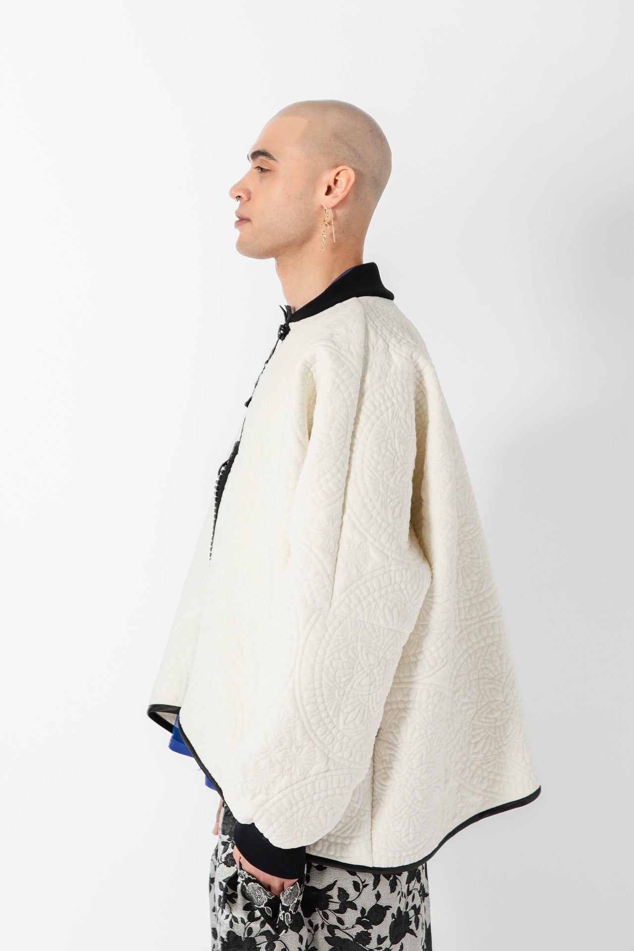 Embroidered Velvet Layer