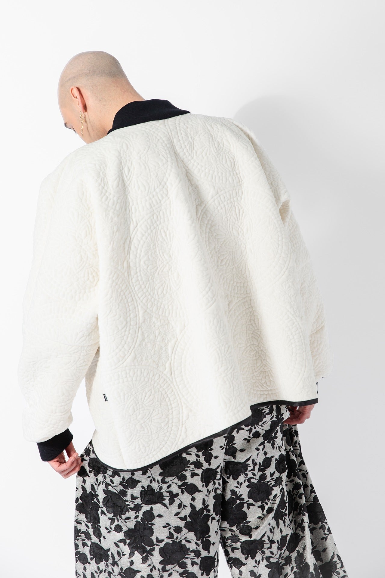 Embroidered Velvet Layer