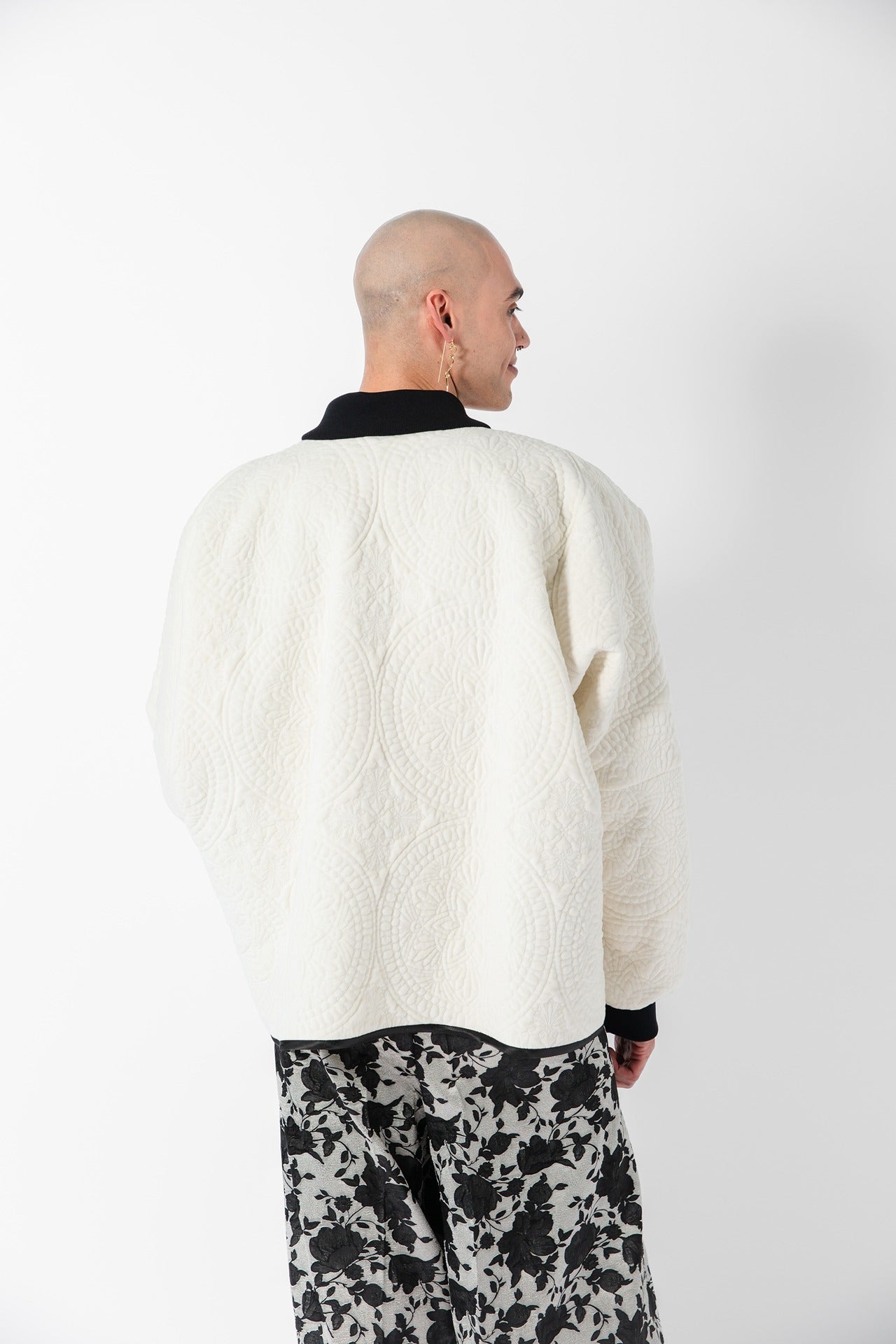 Embroidered Velvet Layer