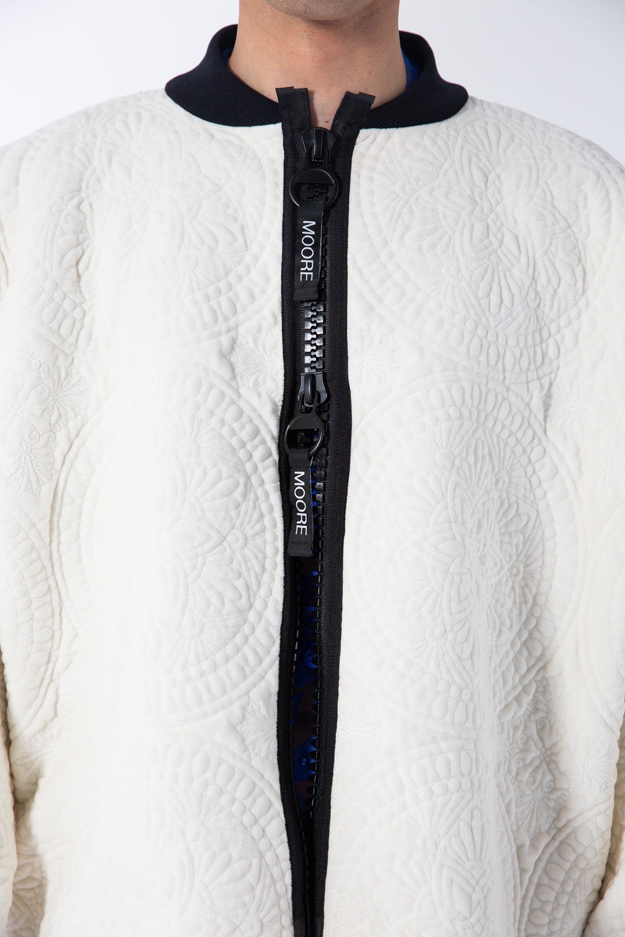 Embroidered Velvet Layer