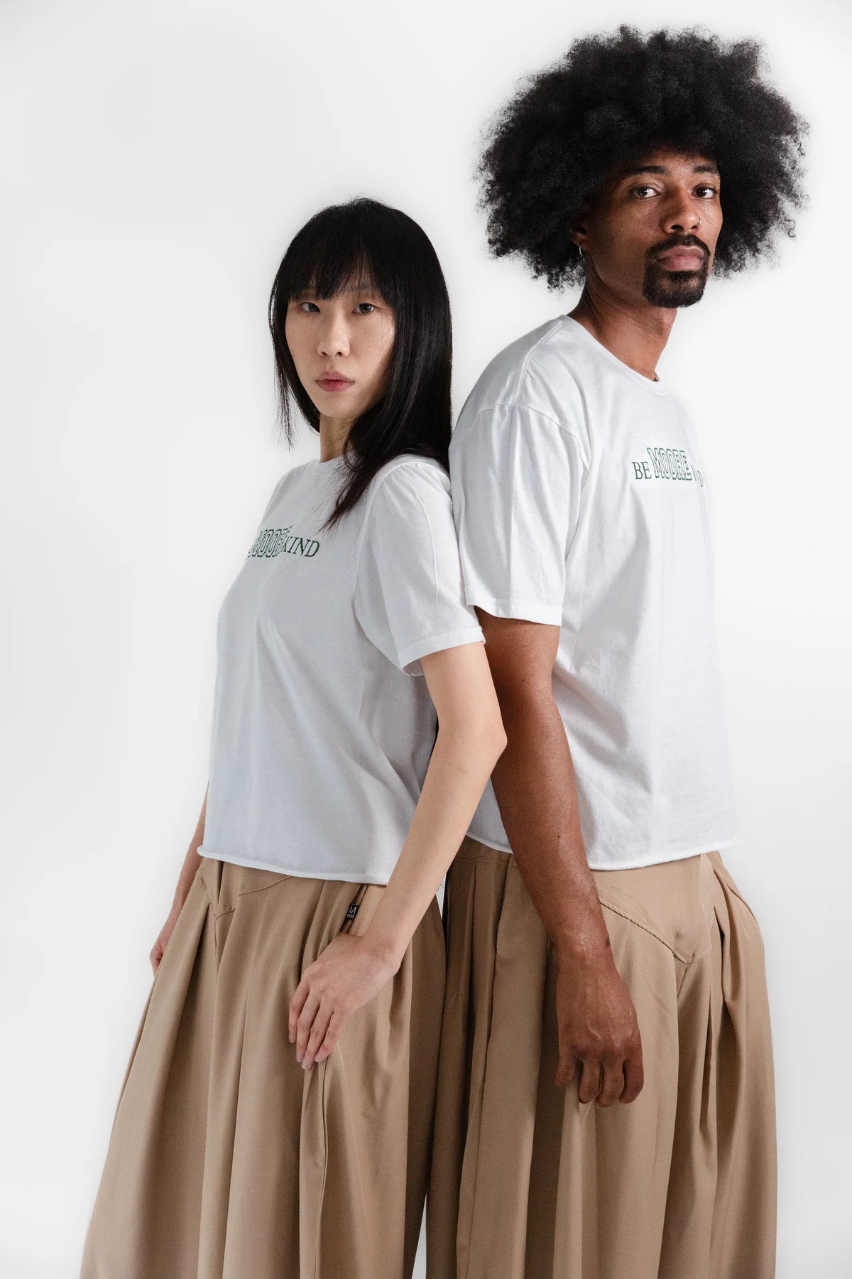 BE MOORE KIND Tee - White