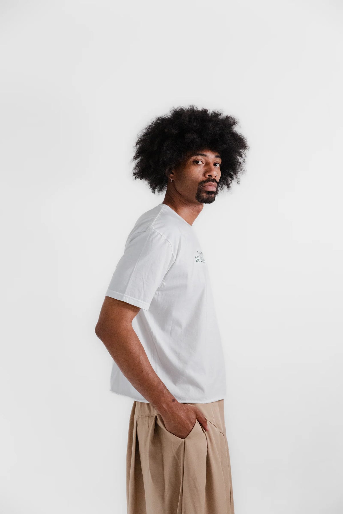 BE MOORE KIND Tee - White