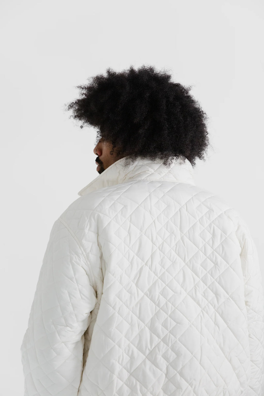 Cropped Quilted Coat