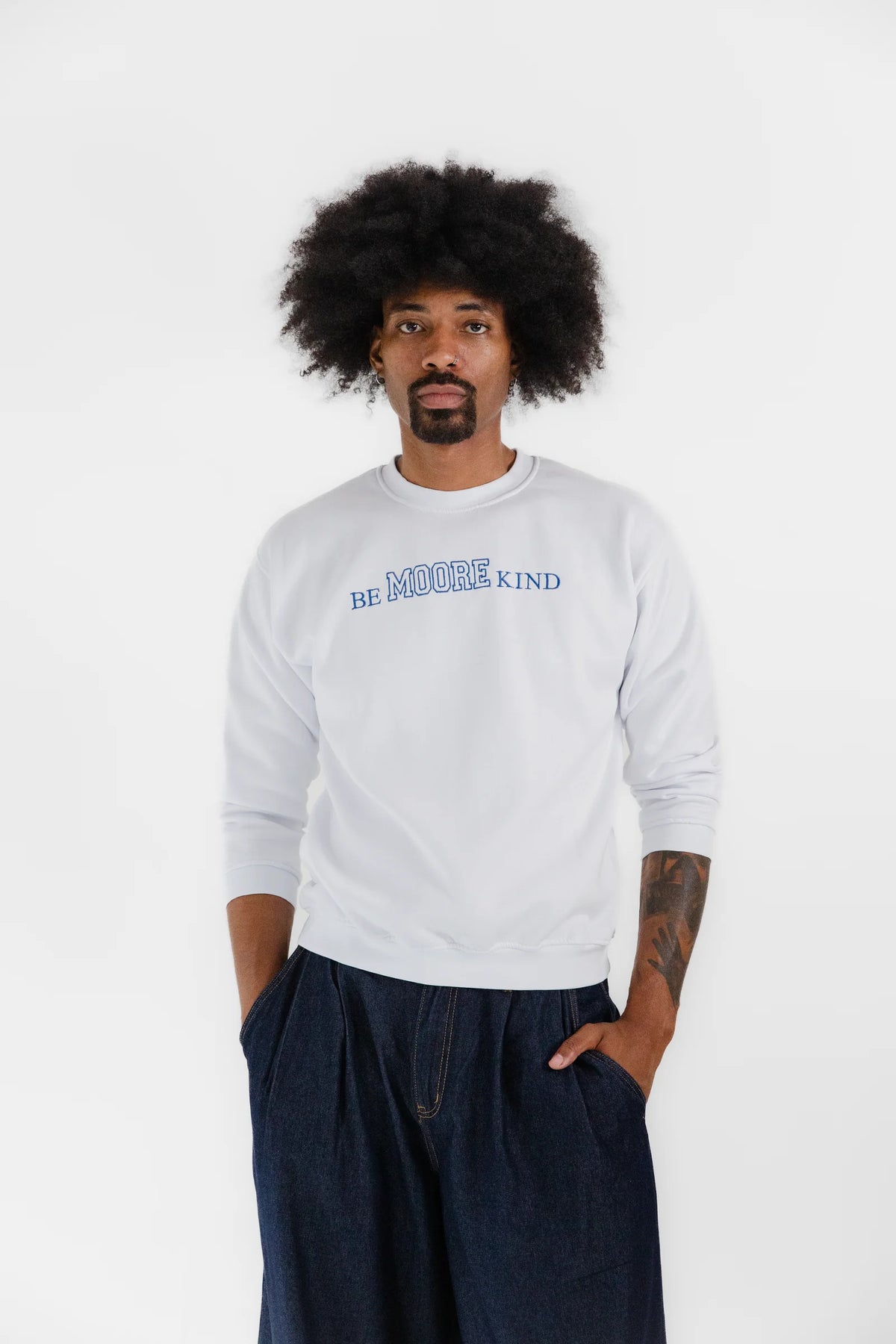 BE MOORE KIND Fleece - White