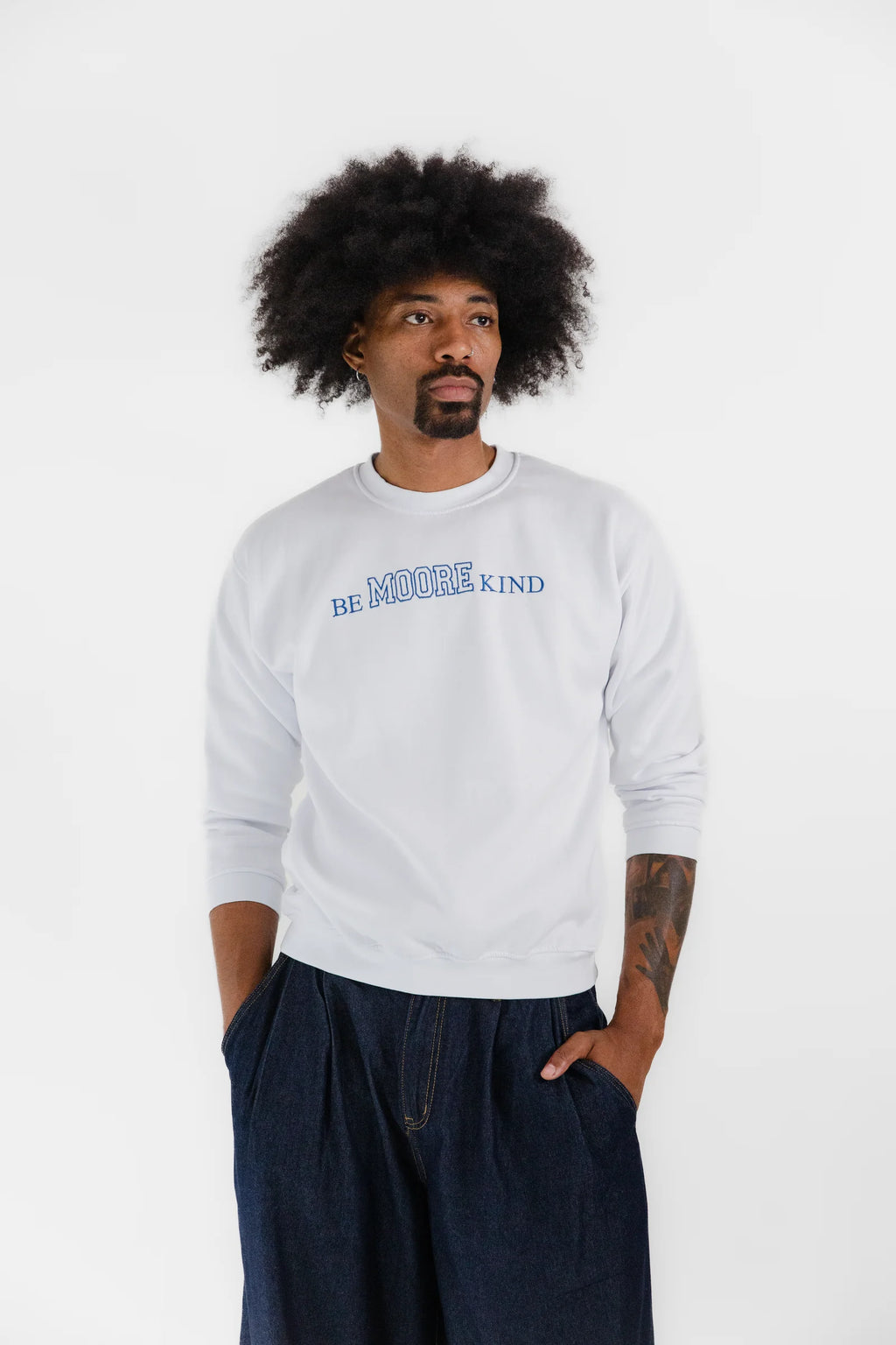 BE MOORE KIND Fleece - White