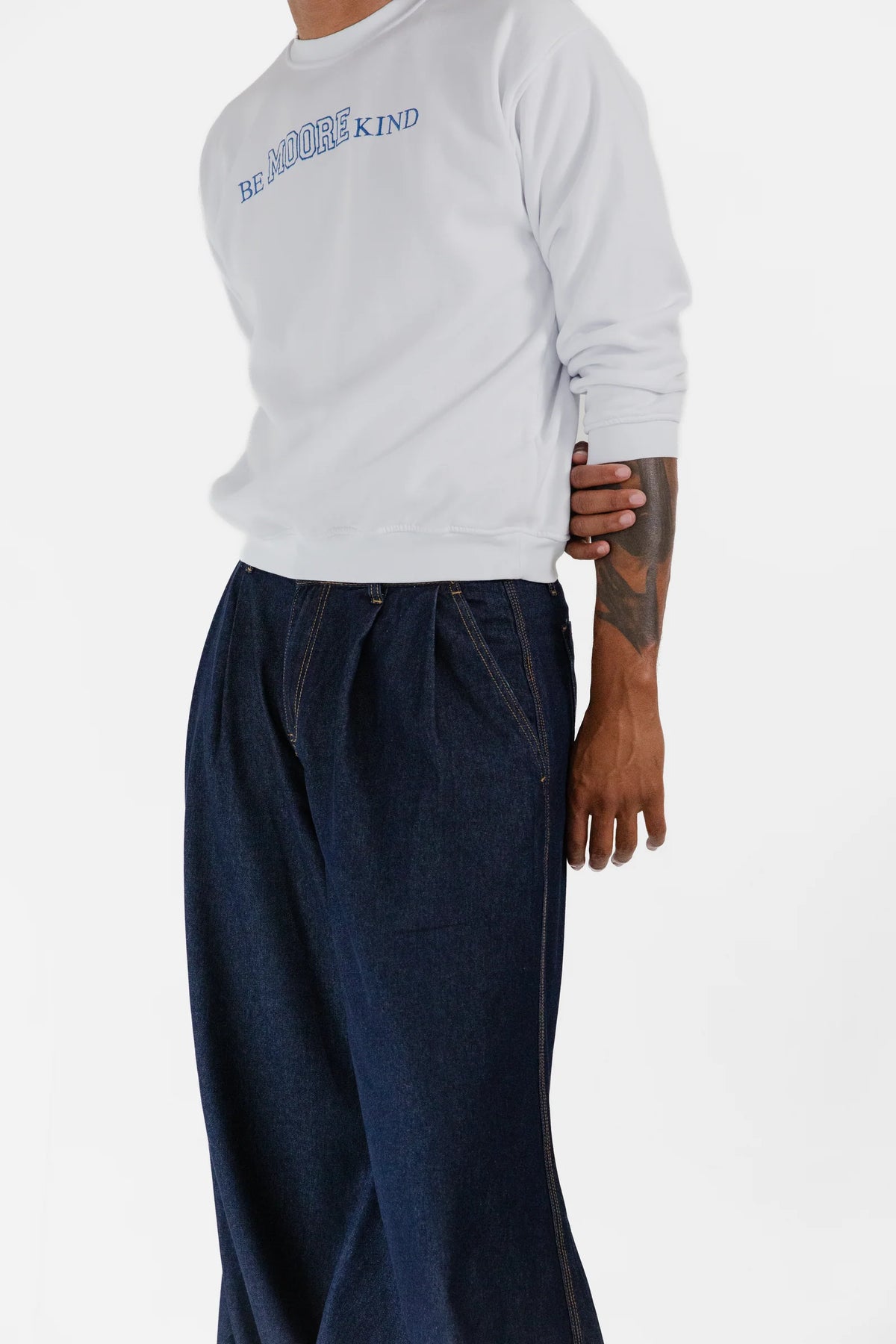 BE MOORE KIND Fleece - White