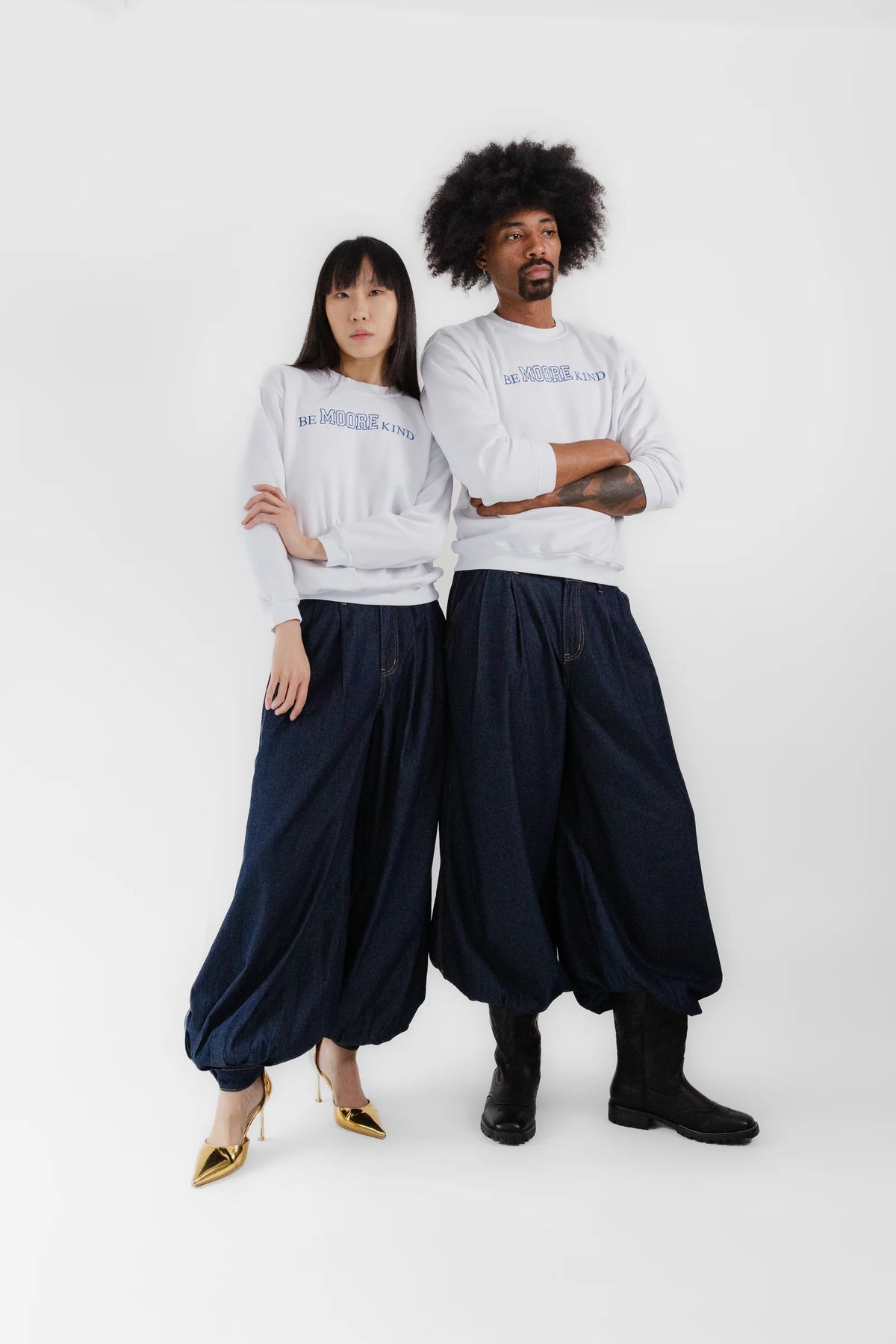 BE MOORE KIND Fleece - White