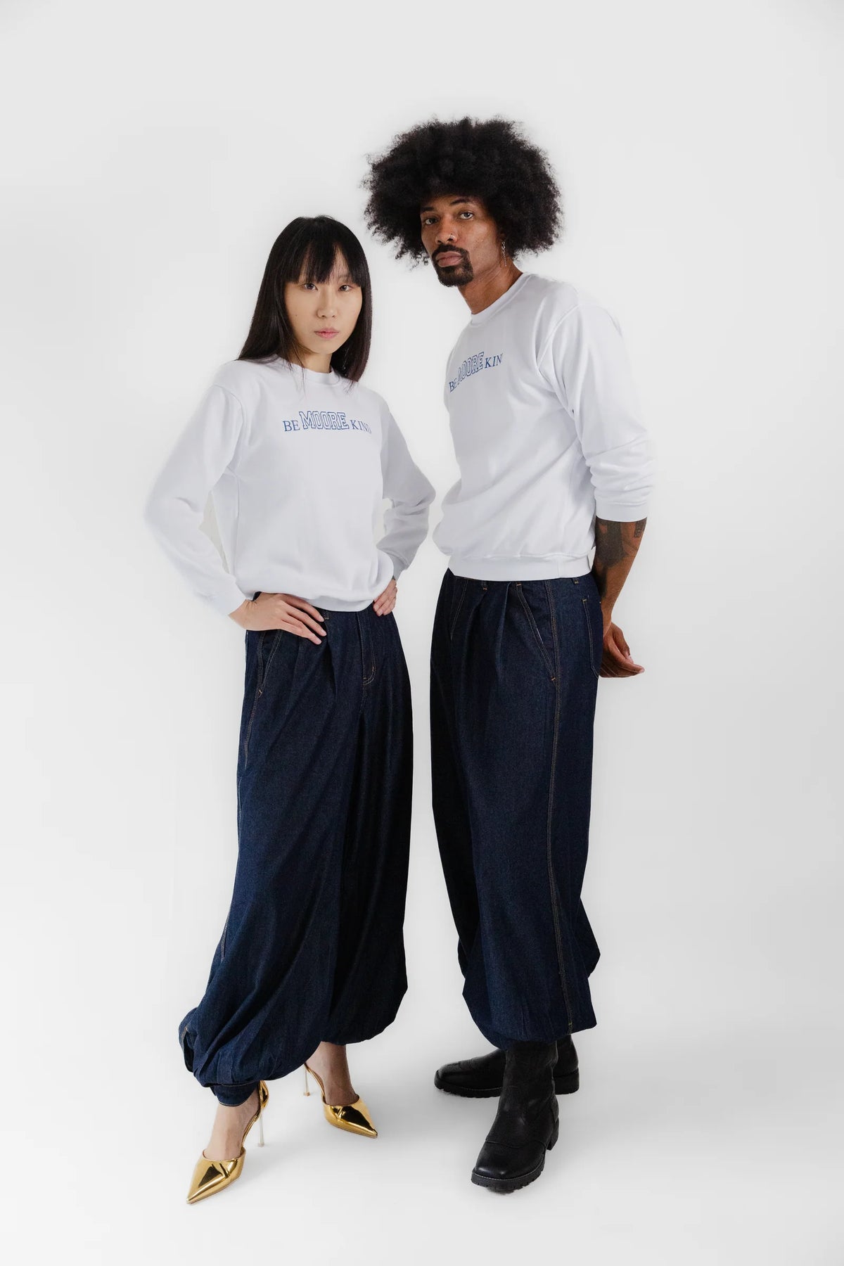 BE MOORE KIND Fleece - White
