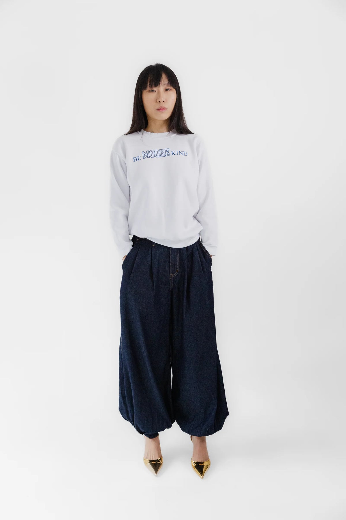 BE MOORE KIND Fleece - White