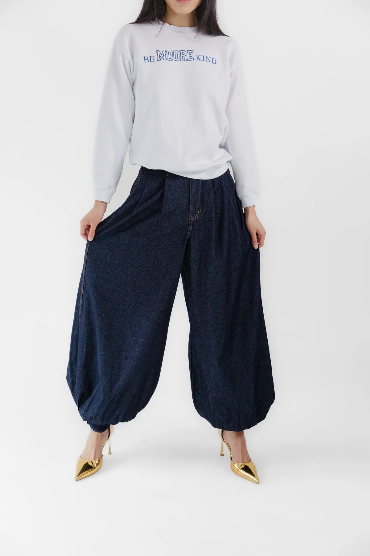 Ankle Cinch Denim