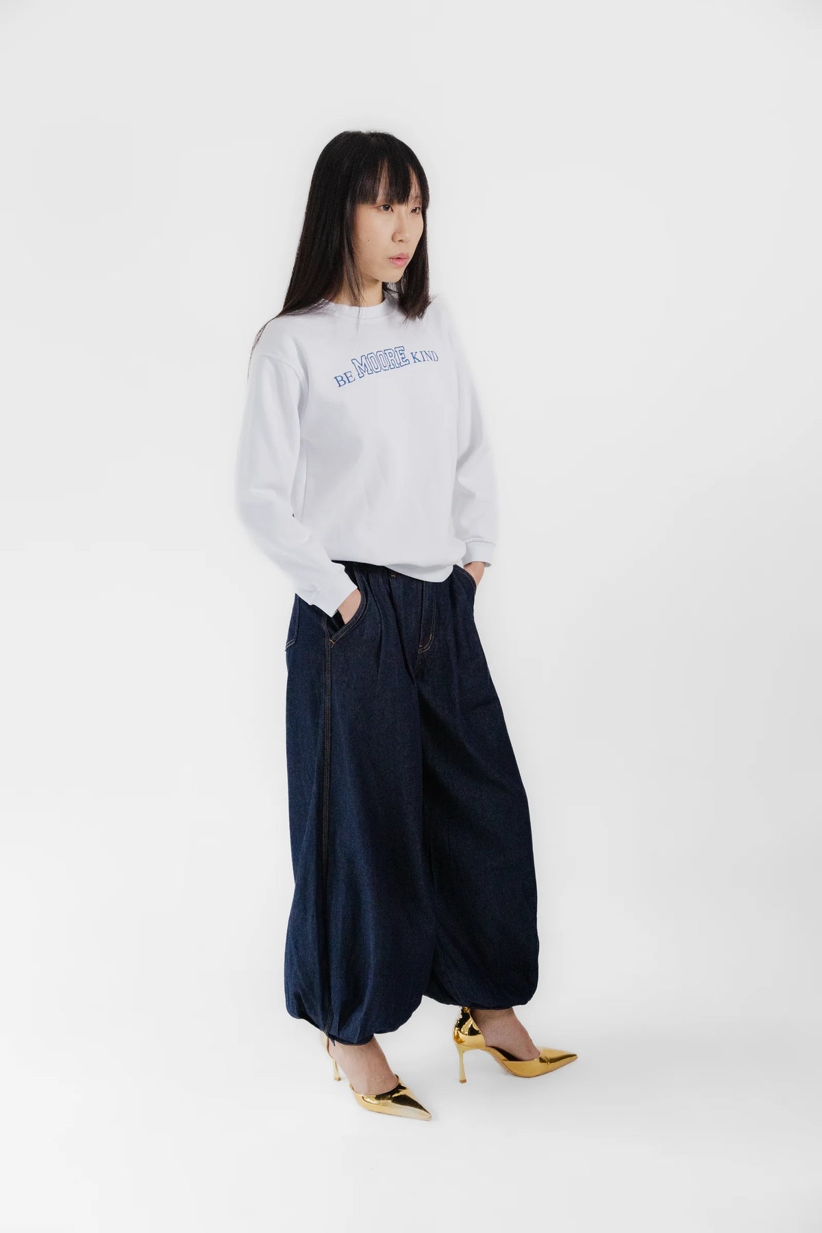 BE MOORE KIND Fleece - White