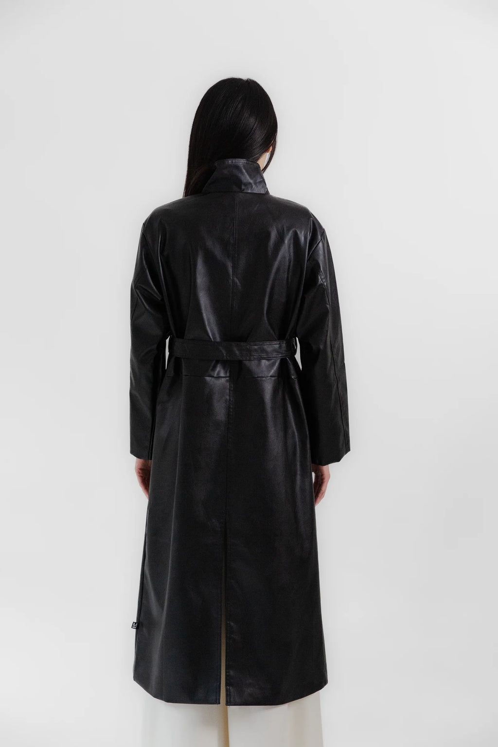 Vegan Leather Trench