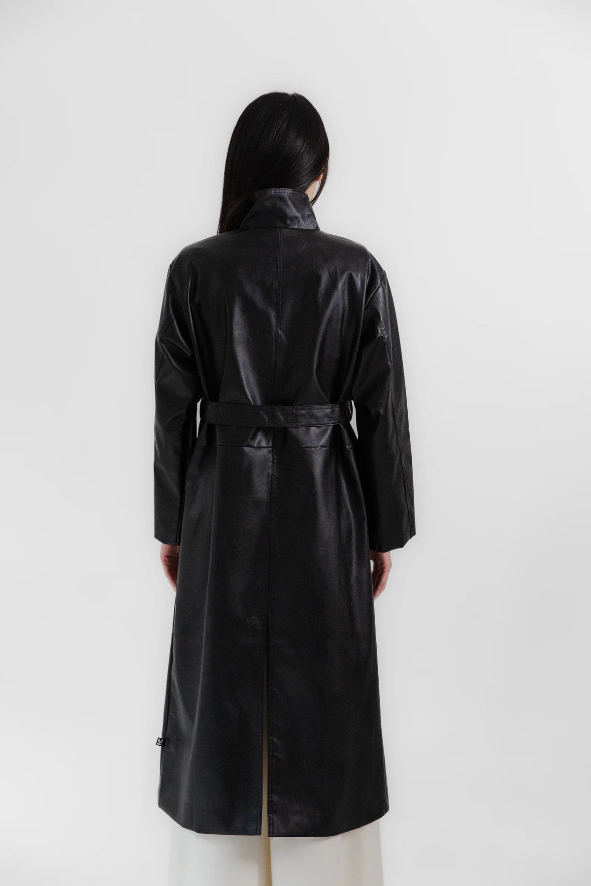 Vegan Leather Trench