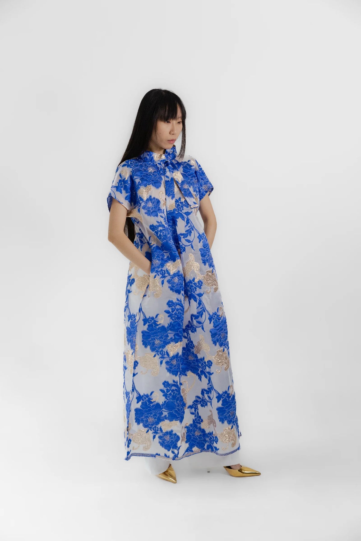 Golden Cobalt Tunic