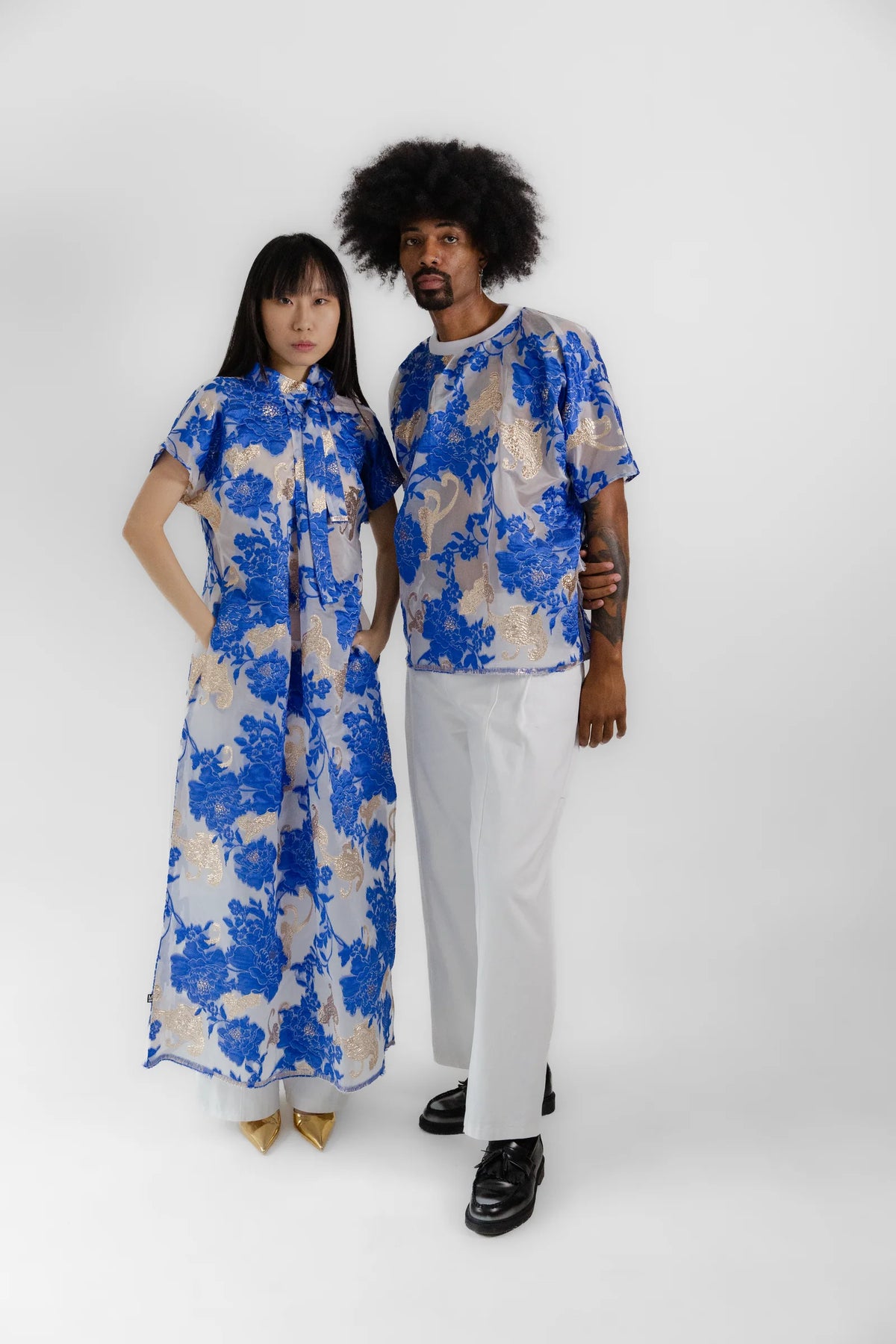 Golden Cobalt Tunic