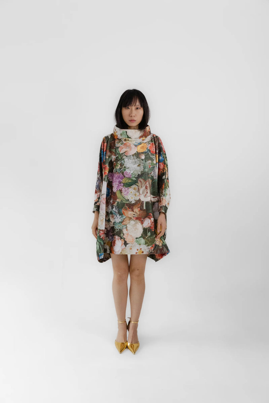Floral Velvet Dress