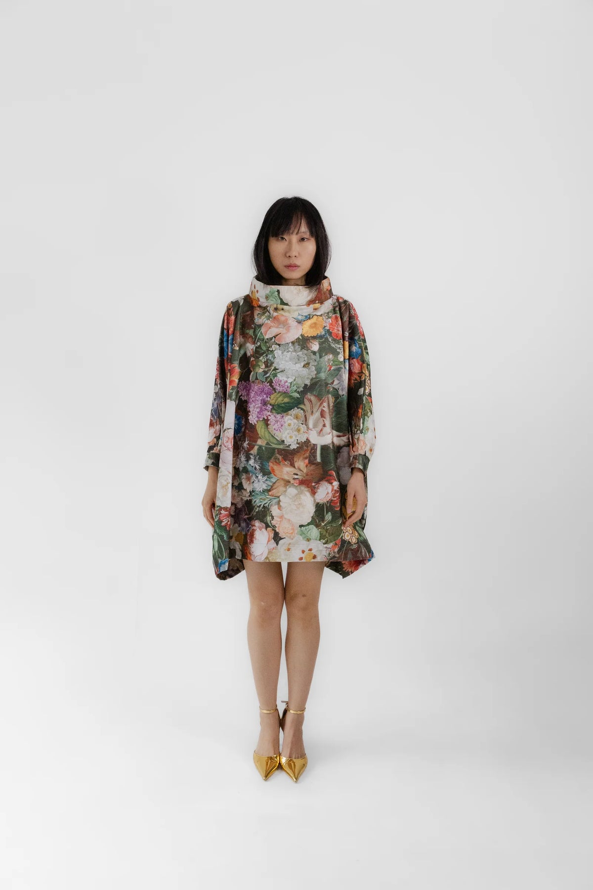 Floral Velvet Dress