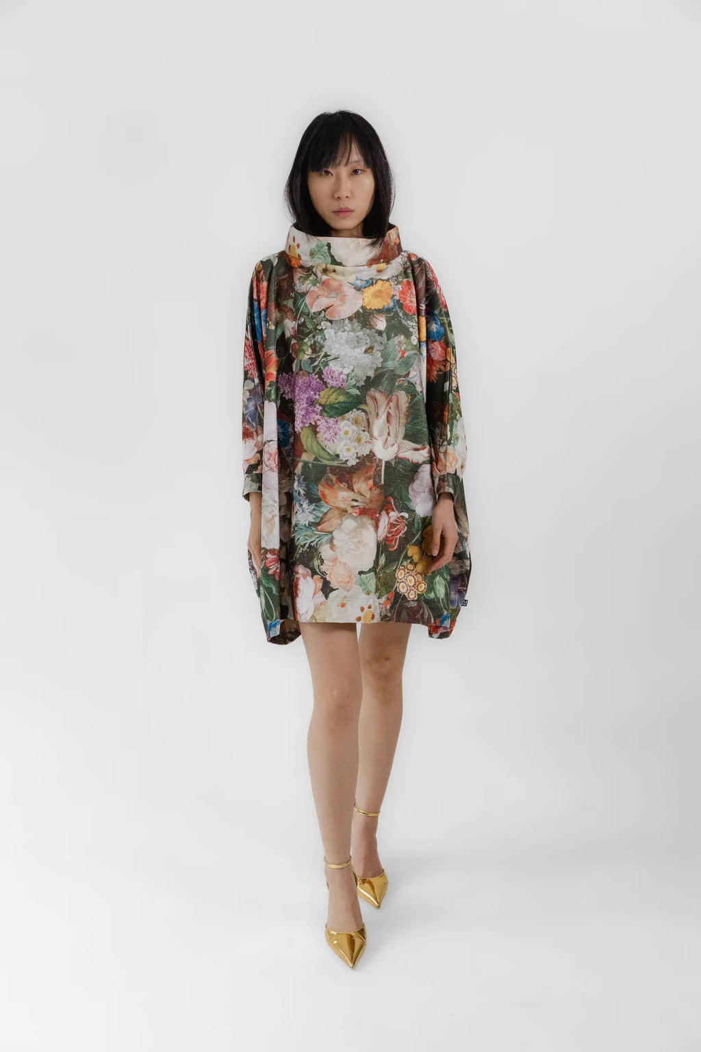 Floral Velvet Dress
