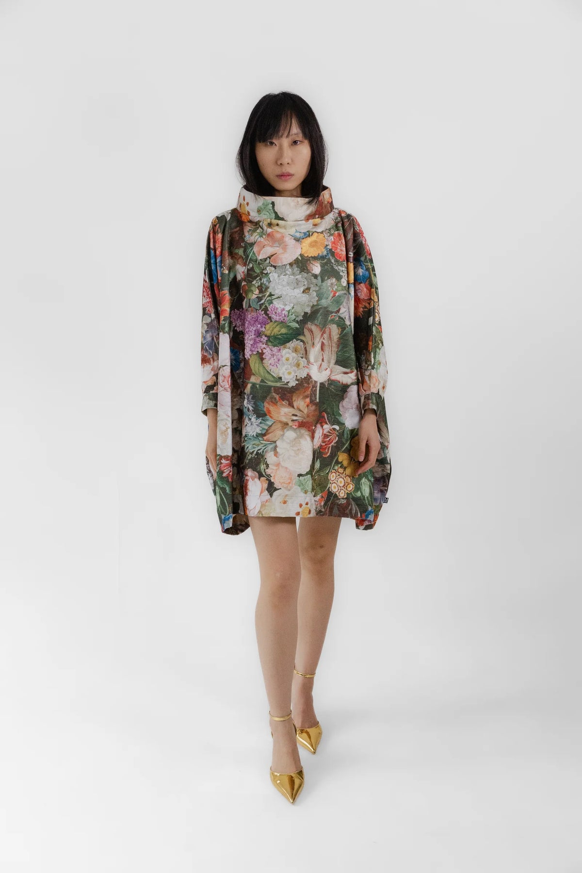 Floral Velvet Dress