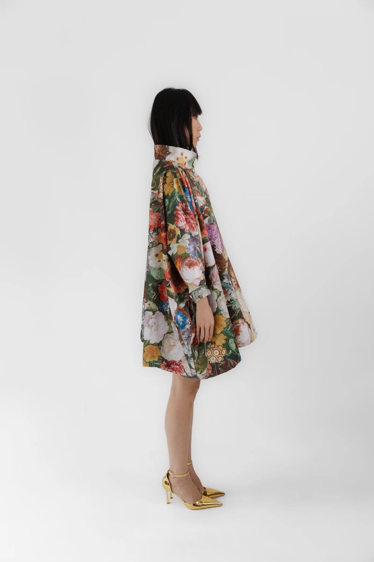 Floral Velvet Dress