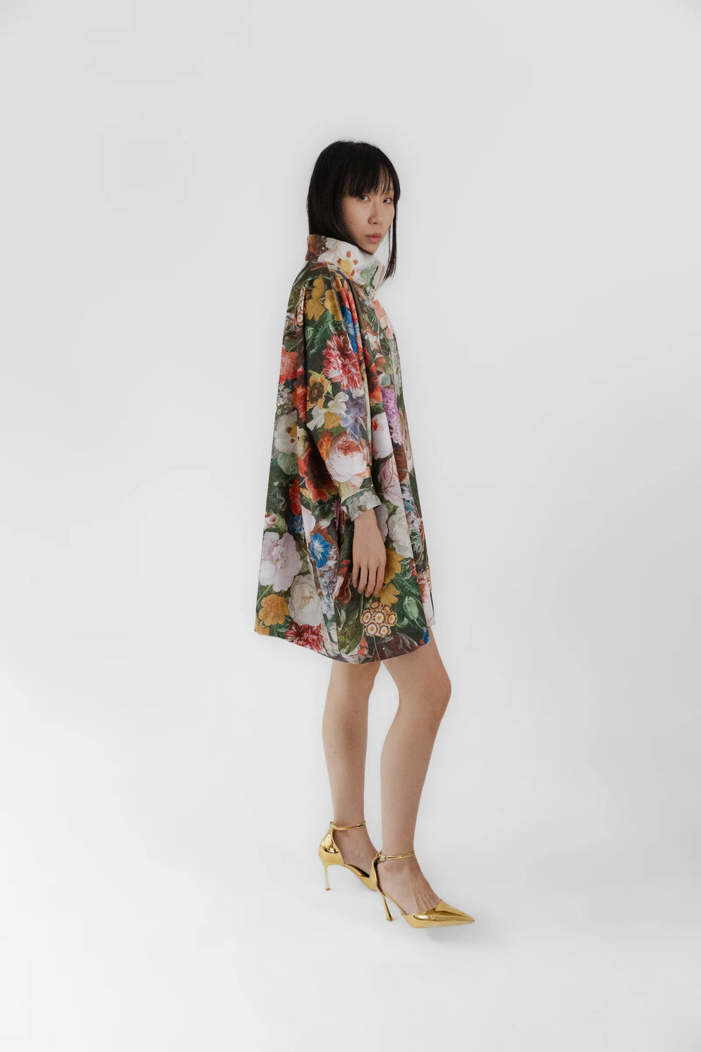 Floral Velvet Dress