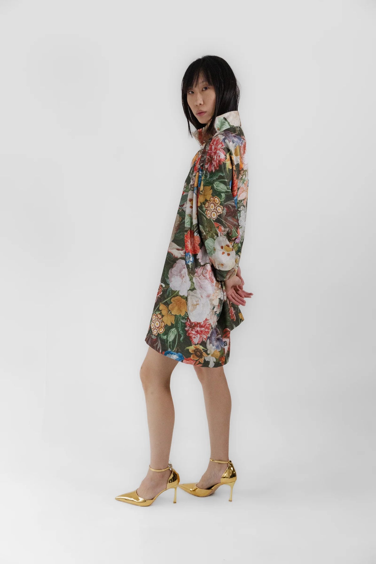 Floral Velvet Dress