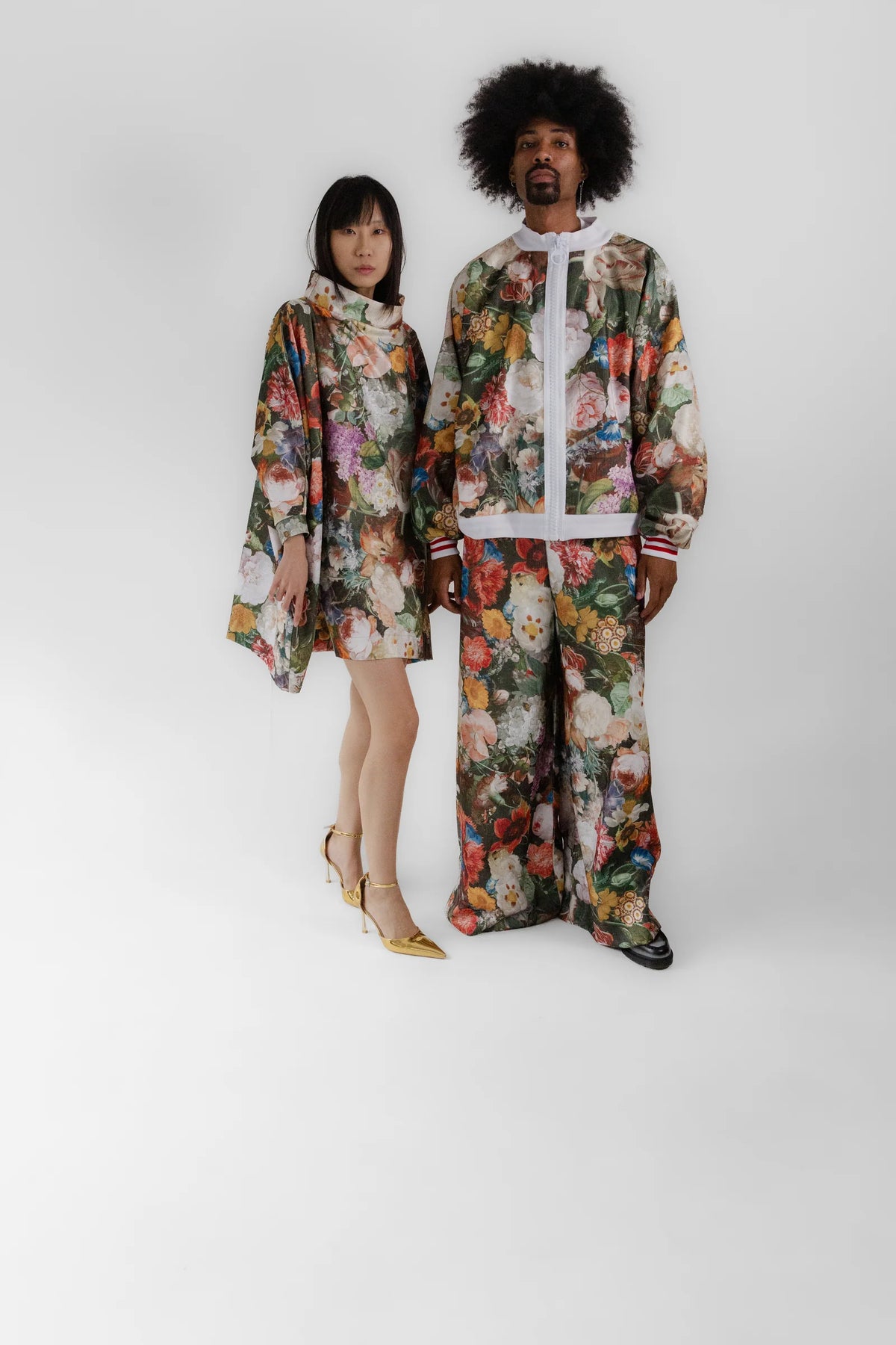 Floral Velvet Dress