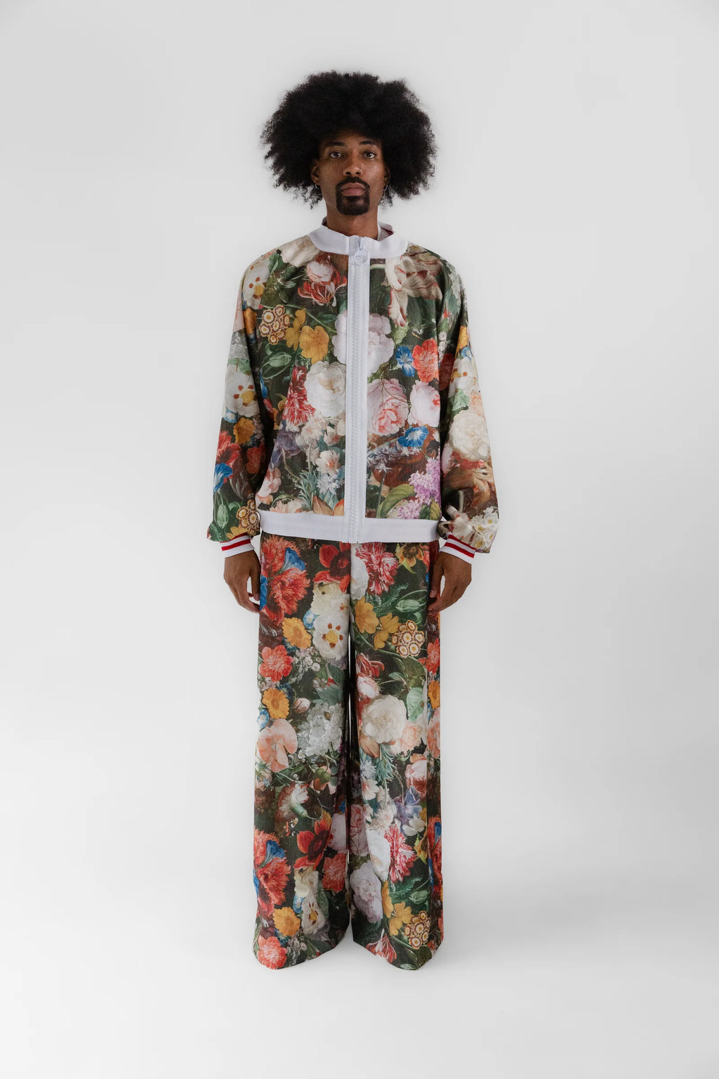 Floral Velvet Coat