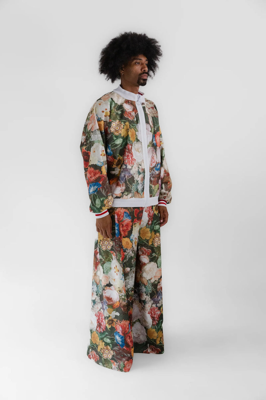 Floral Velvet Coat