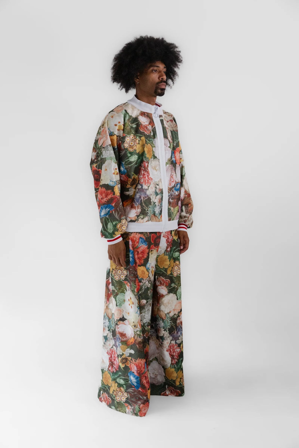 Floral Velvet Coat