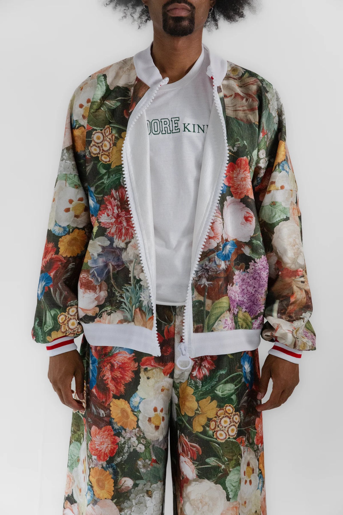 Floral Velvet Coat