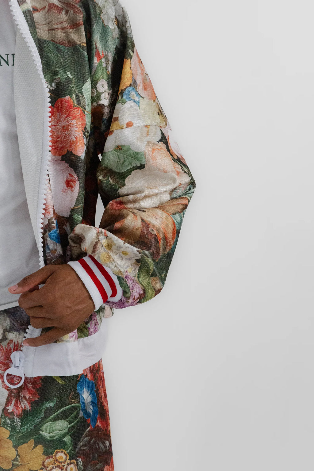 Floral Velvet Coat