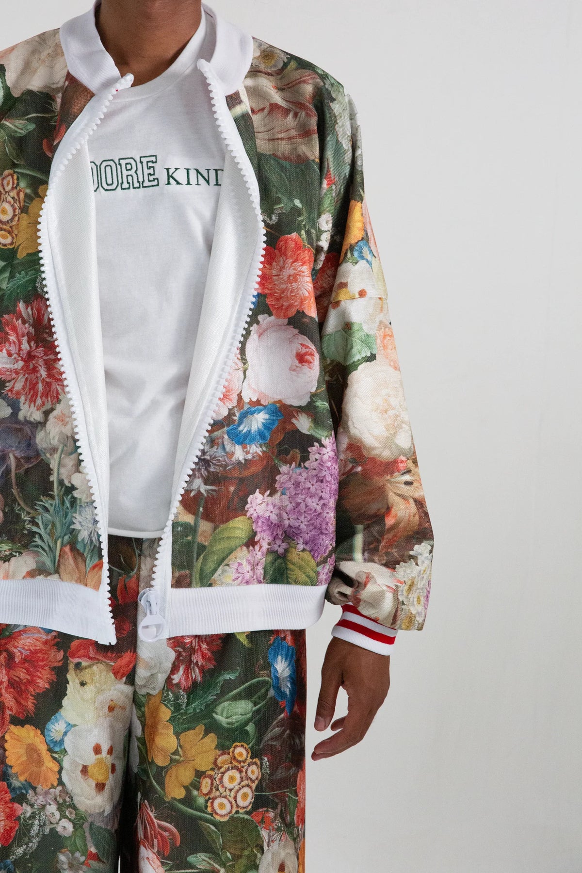 Floral Velvet Coat