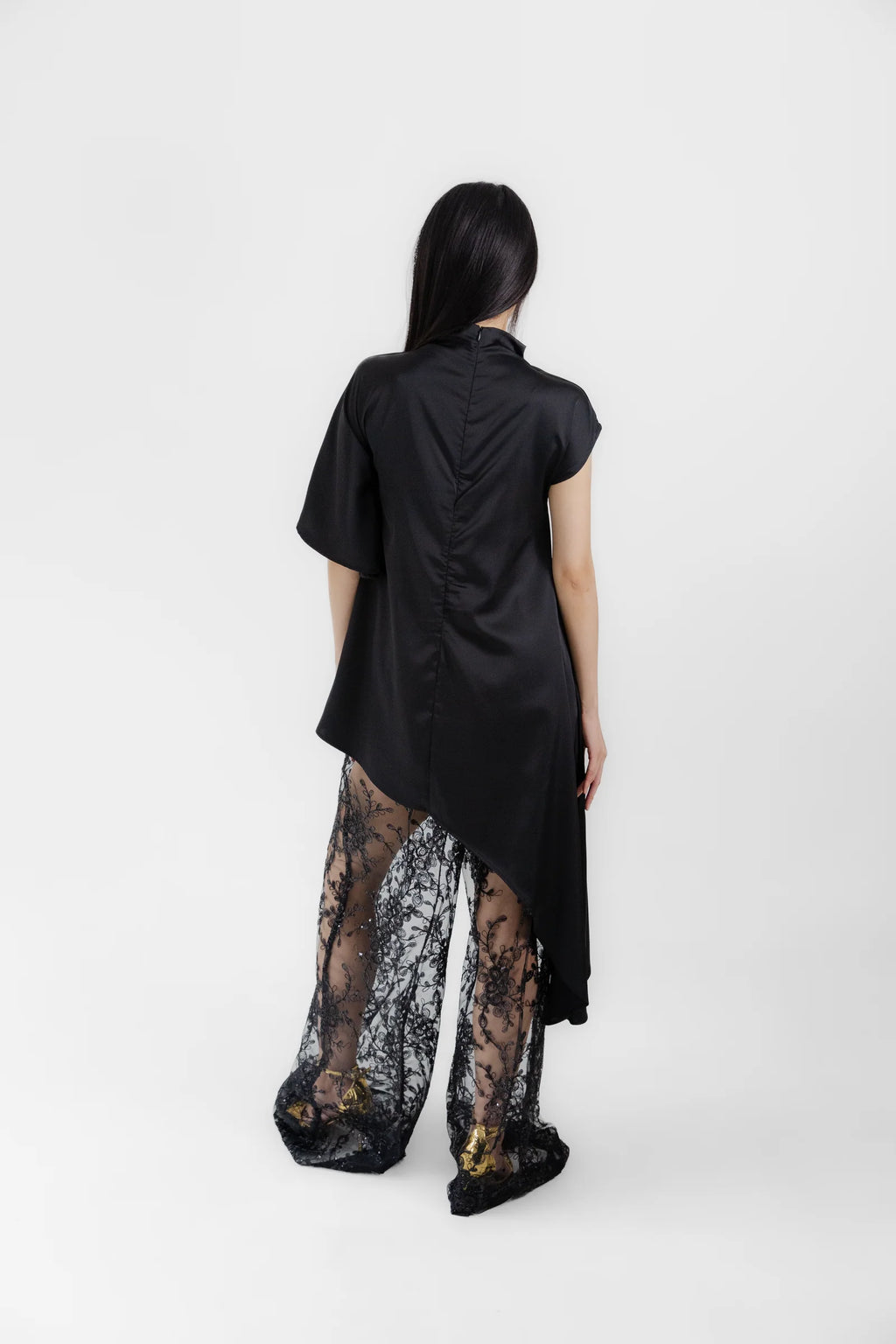 Asymmetrical Tunic - Black