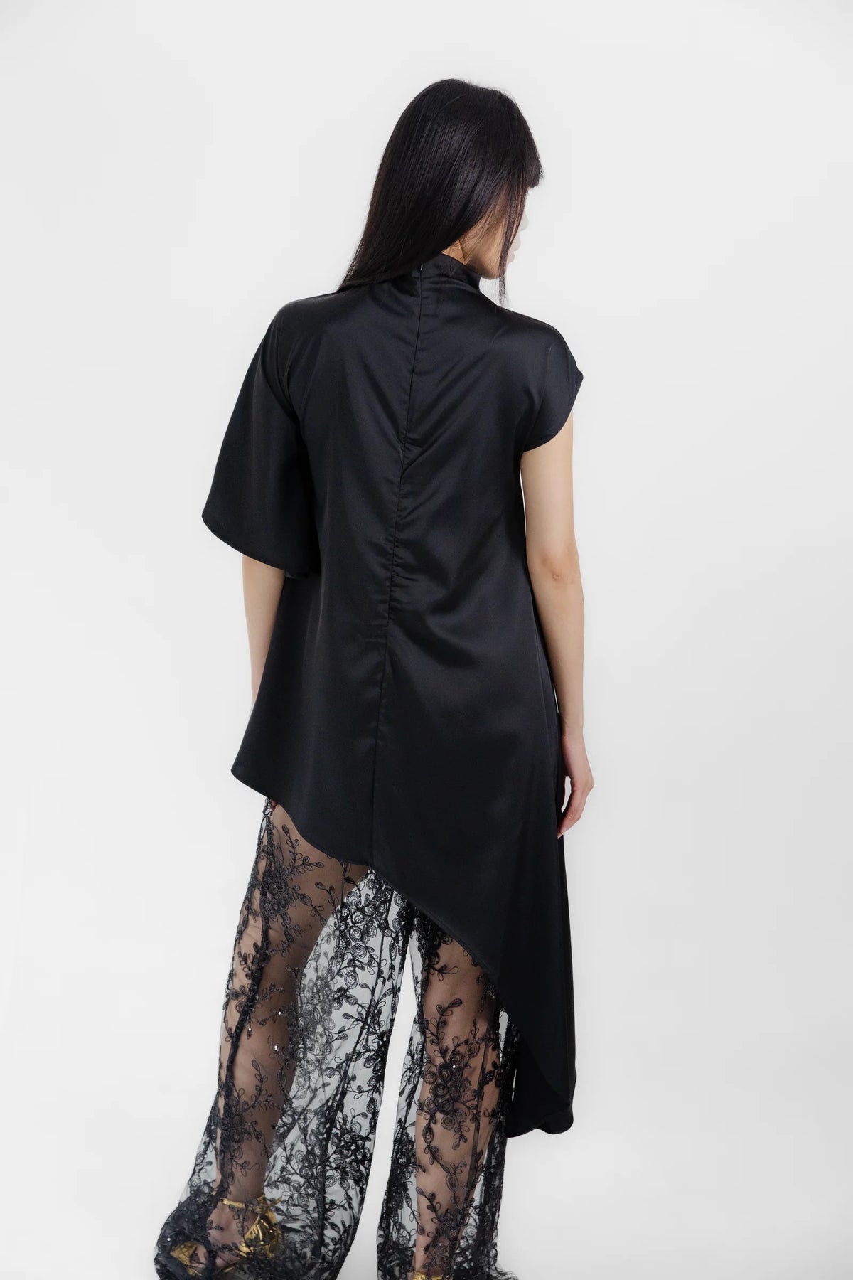 Asymmetrical Tunic - Black