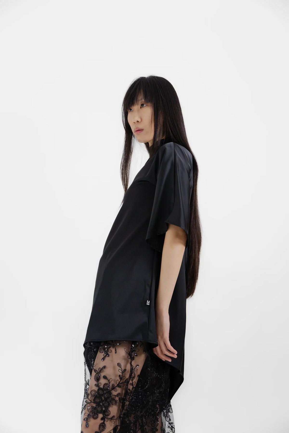 Asymmetrical Tunic - Black