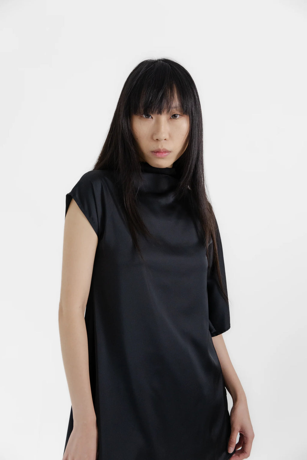 Asymmetrical Tunic - Black