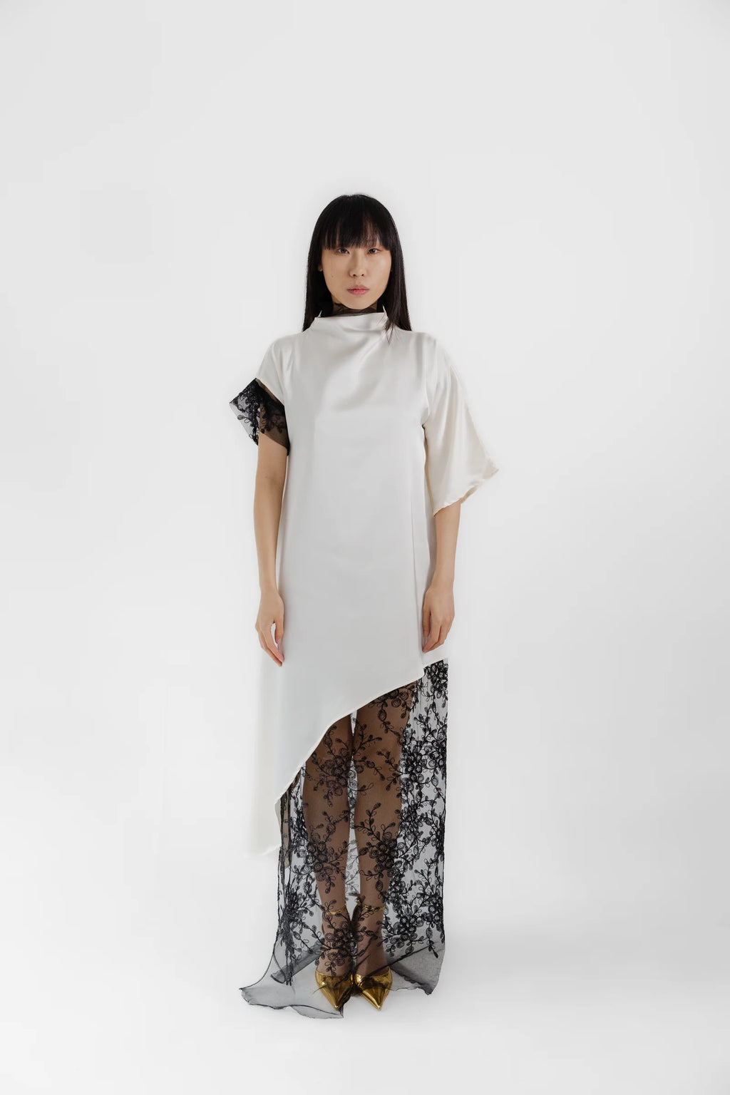 Asymmetrical Tunic - Cream