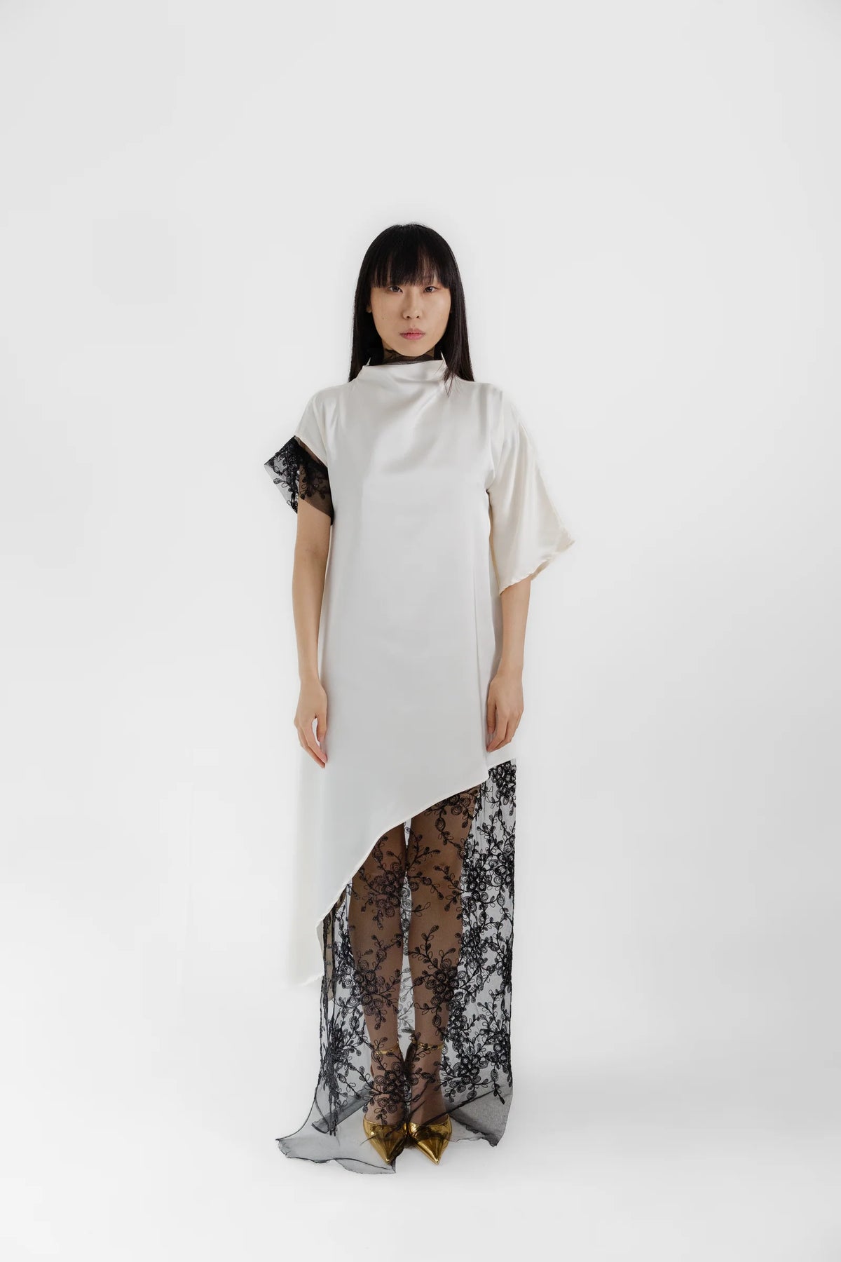 Asymmetrical Tunic - Cream