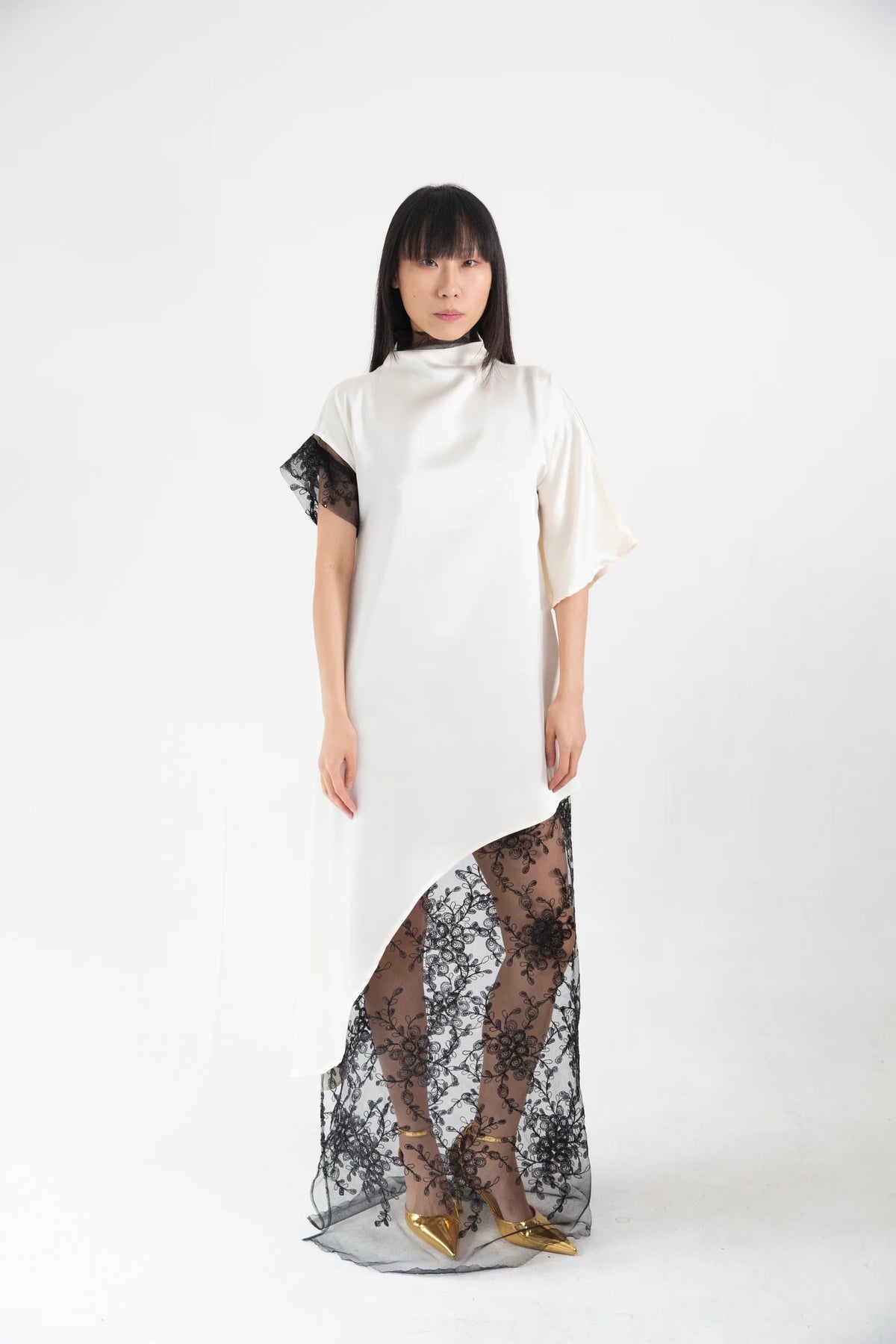 Asymmetrical Tunic - Cream